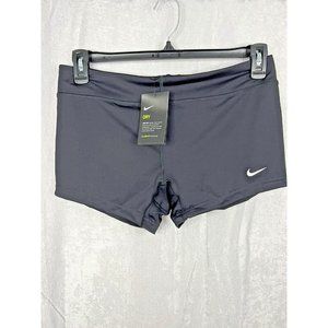 NIKE Womens DRI-FIT Volleyball Shorts-Black 108720-010 Large